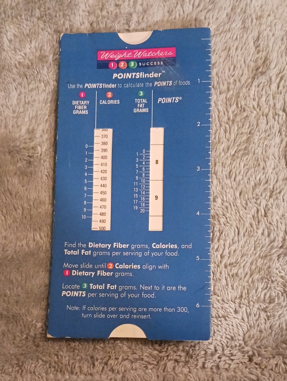 Weight Watchers 124 Success Pointsfinder